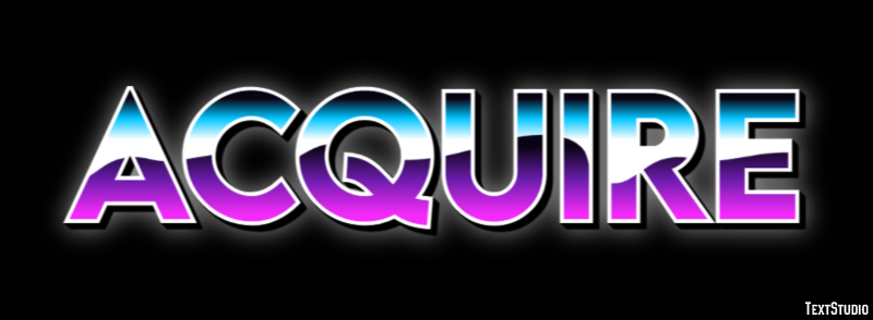 Acquire Text Effect