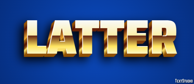 Latter Text Effect