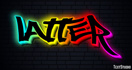 Latter Text effect