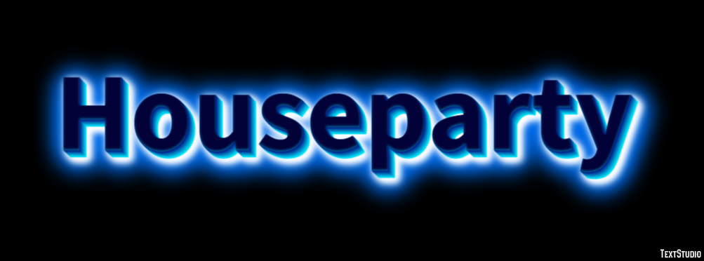 Houseparty Text Effect