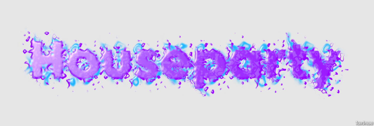 Houseparty Text Effect