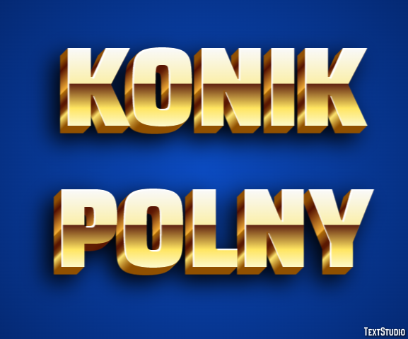 Konik polny Efekt tekstowy