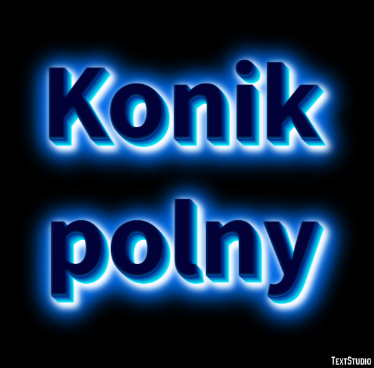 Konik polny Efekt tekstowy