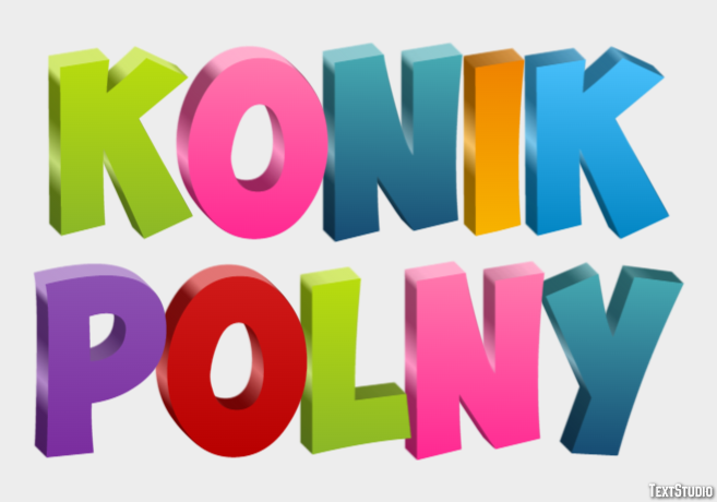 Konik polny Efekt tekstowy