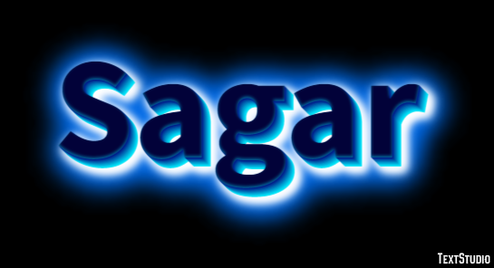 Sagar Text Effect