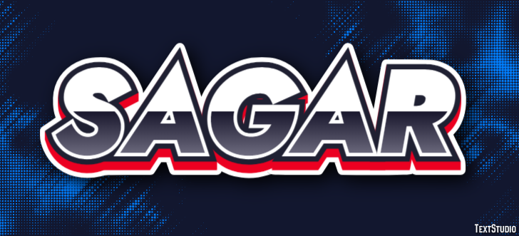 Sagar Text Effect