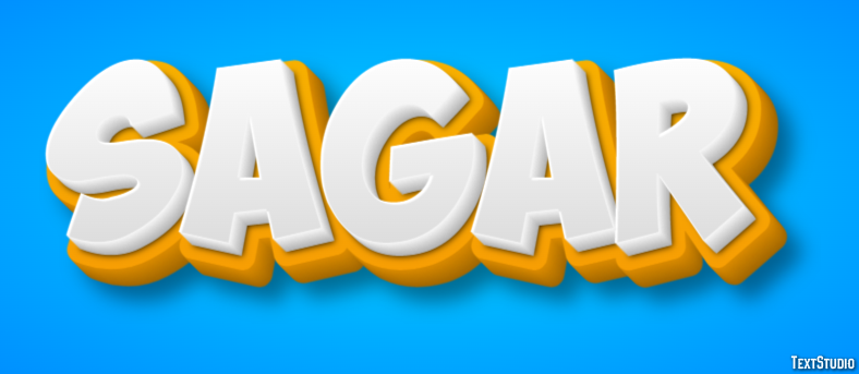 Sagar Text Effect