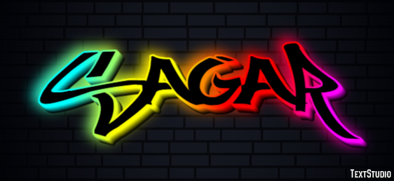 Sagar Texteffekt