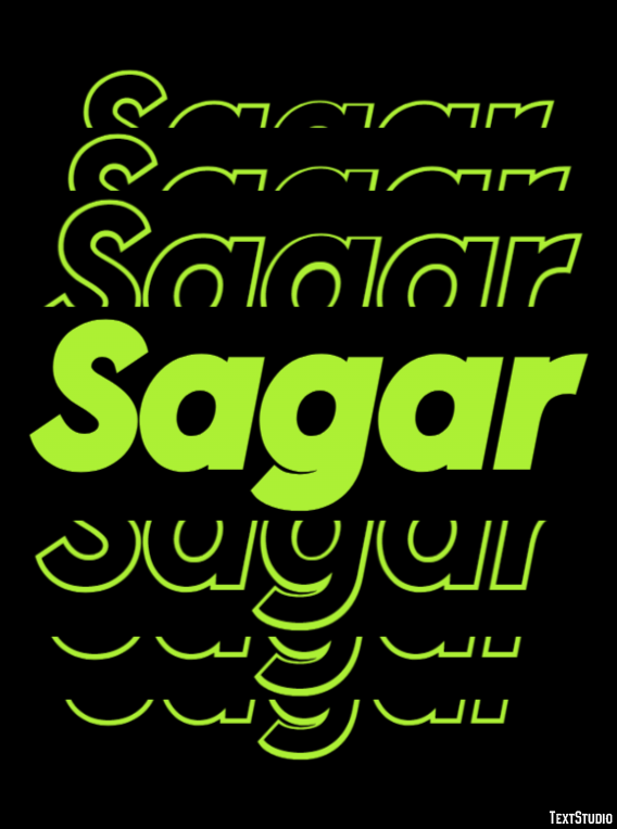 Sagar Text Effect