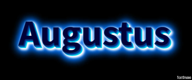 Augustus Tekst effect