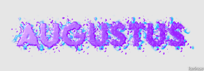 Augustus Tekst effect