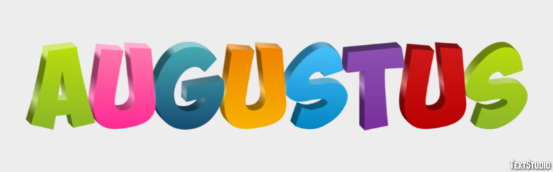 Augustus Tekst effect