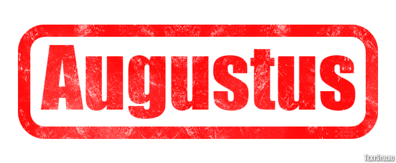 Augustus Tekst effect