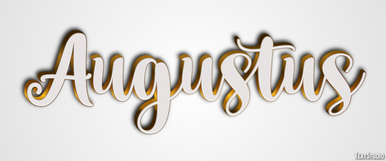 Augustus Tekst effect