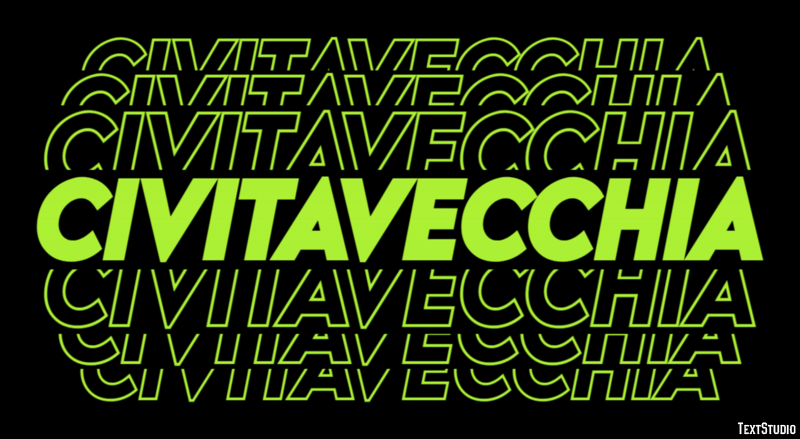 Civitavecchia Efekt tekstowy
