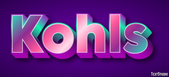 Kohls Tekst Effect
