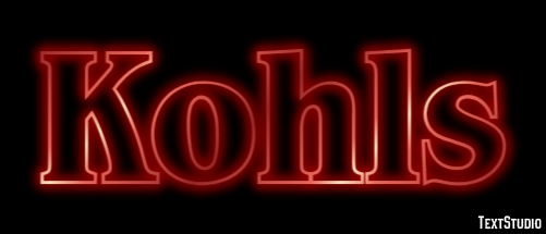 Kohls Tekst Effect