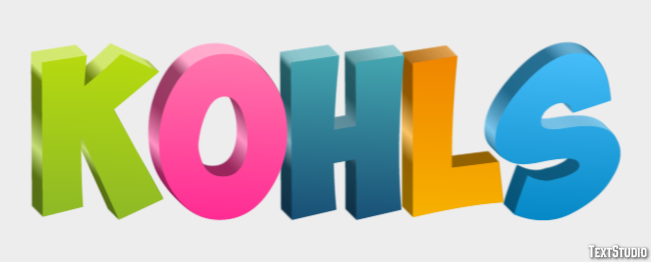 Kohls Tekst Effect