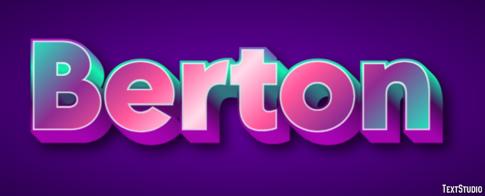 Berton Text effect