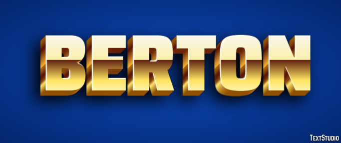 Berton Text effect