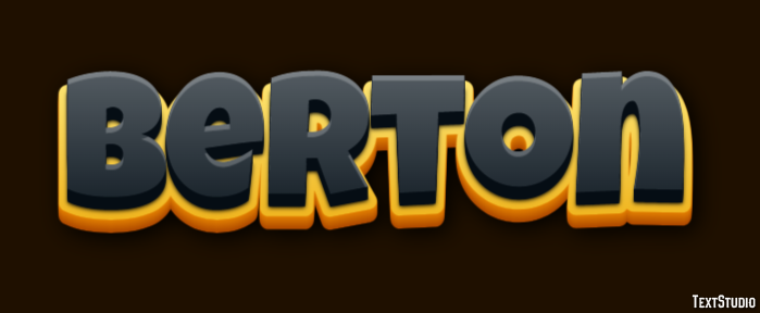 Berton Text effect