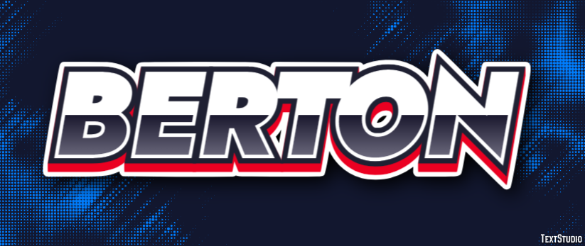 Berton Text effect