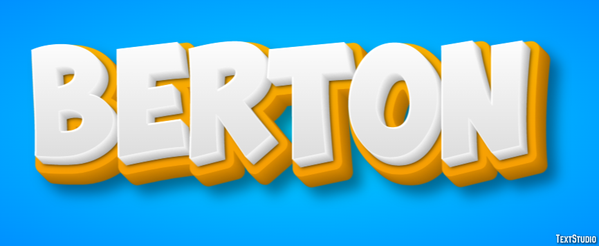 Berton Text effect