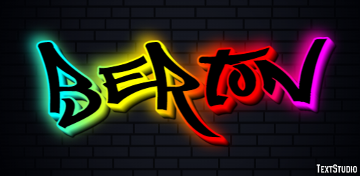 Berton Text effect