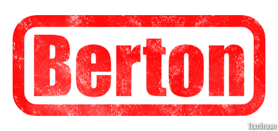 Berton Text effect