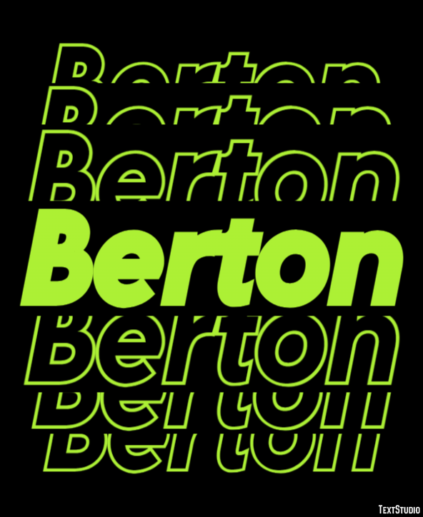 Berton Efekt tekstowy