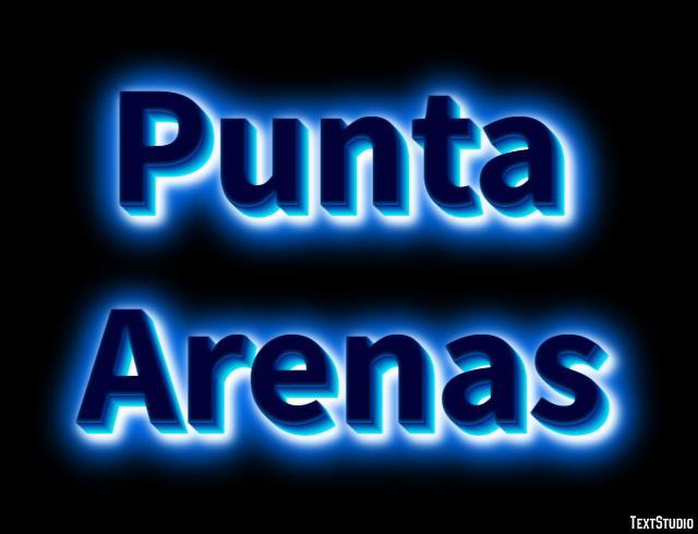 Punta Arenas Texteffekt
