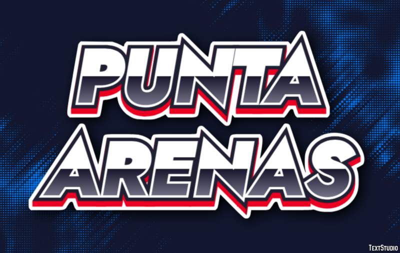 Punta Arenas Efekt tekstowy