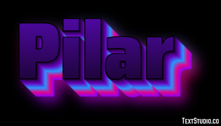 Pilar Effetto testo