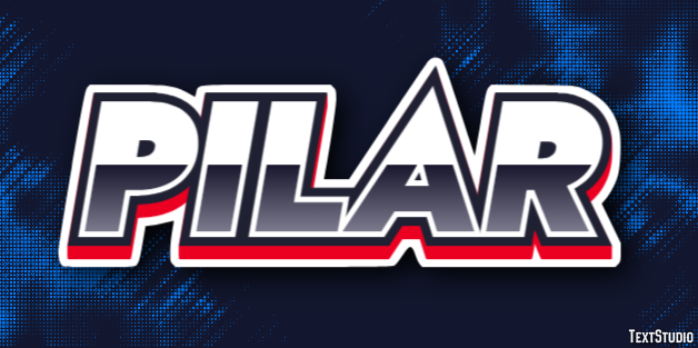 Pilar Tekst effect
