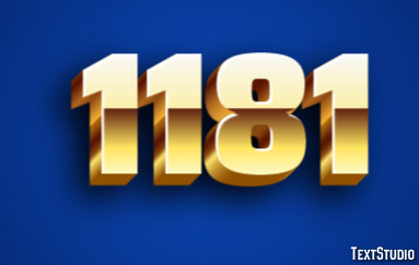 1181 Efecto de Texto