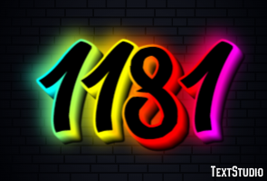 1181 Efecto de Texto