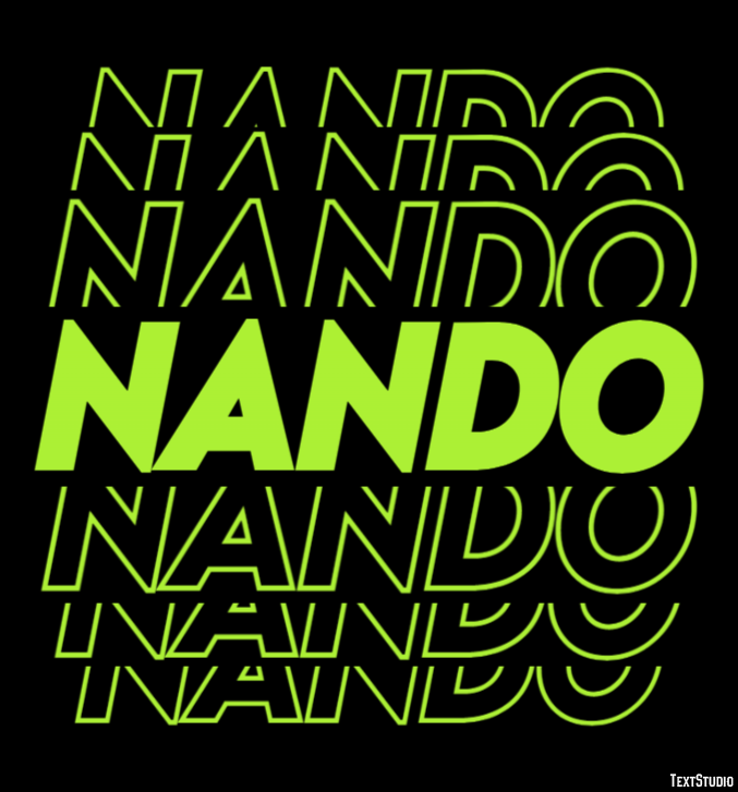 Nando Effetto testo