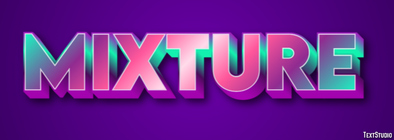 Mixture Text Effect