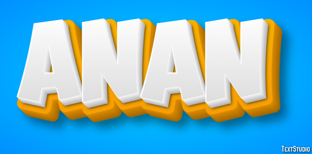 Anan Text effect