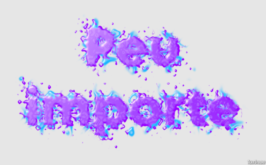 Peu importe Text effect