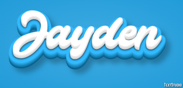 Jayden Efekt tekstowy