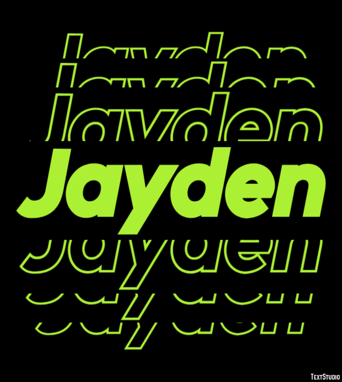 Jayden Efeito de texto