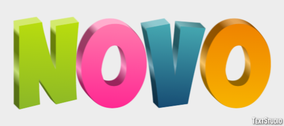 Novo Efeito do texto