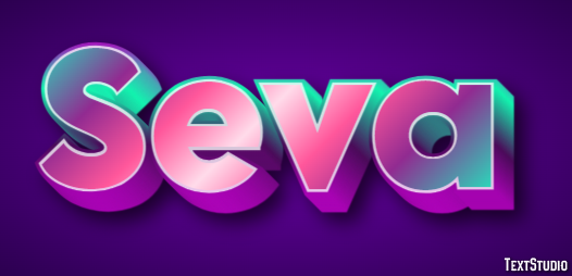 Seva Text Effect