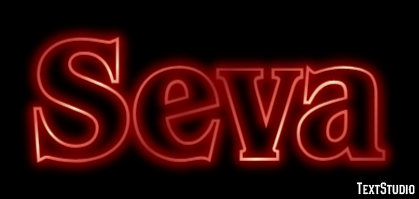 Seva Text Effect