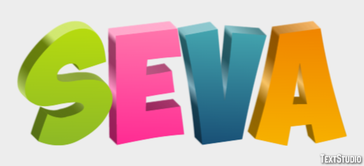 Seva Text Effect