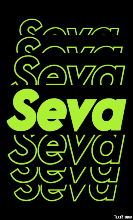 Seva Text Effect