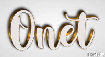 Onet Text effect