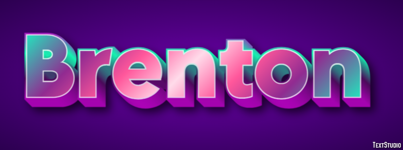 Brenton Efeito de texto