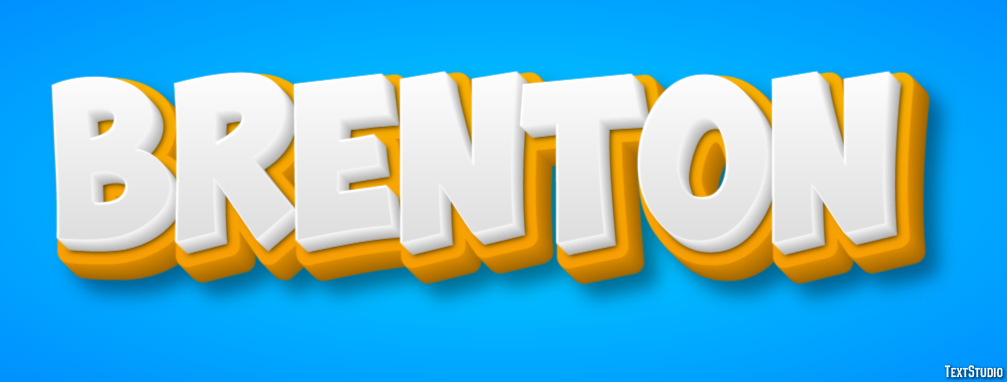 Brenton Efeito de texto